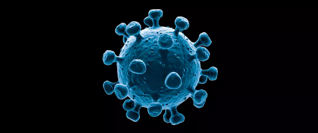 Covid 19 coronavirus illustration.