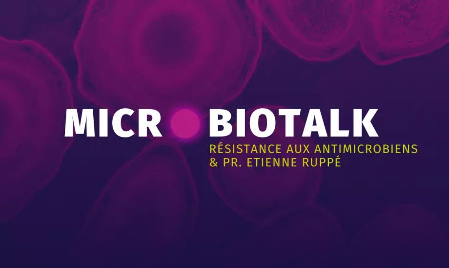 Vidéo du Pr Étienne Ruppé expliquant le lien entre le microbiote intestinal et la résistance aux antibiotiques.